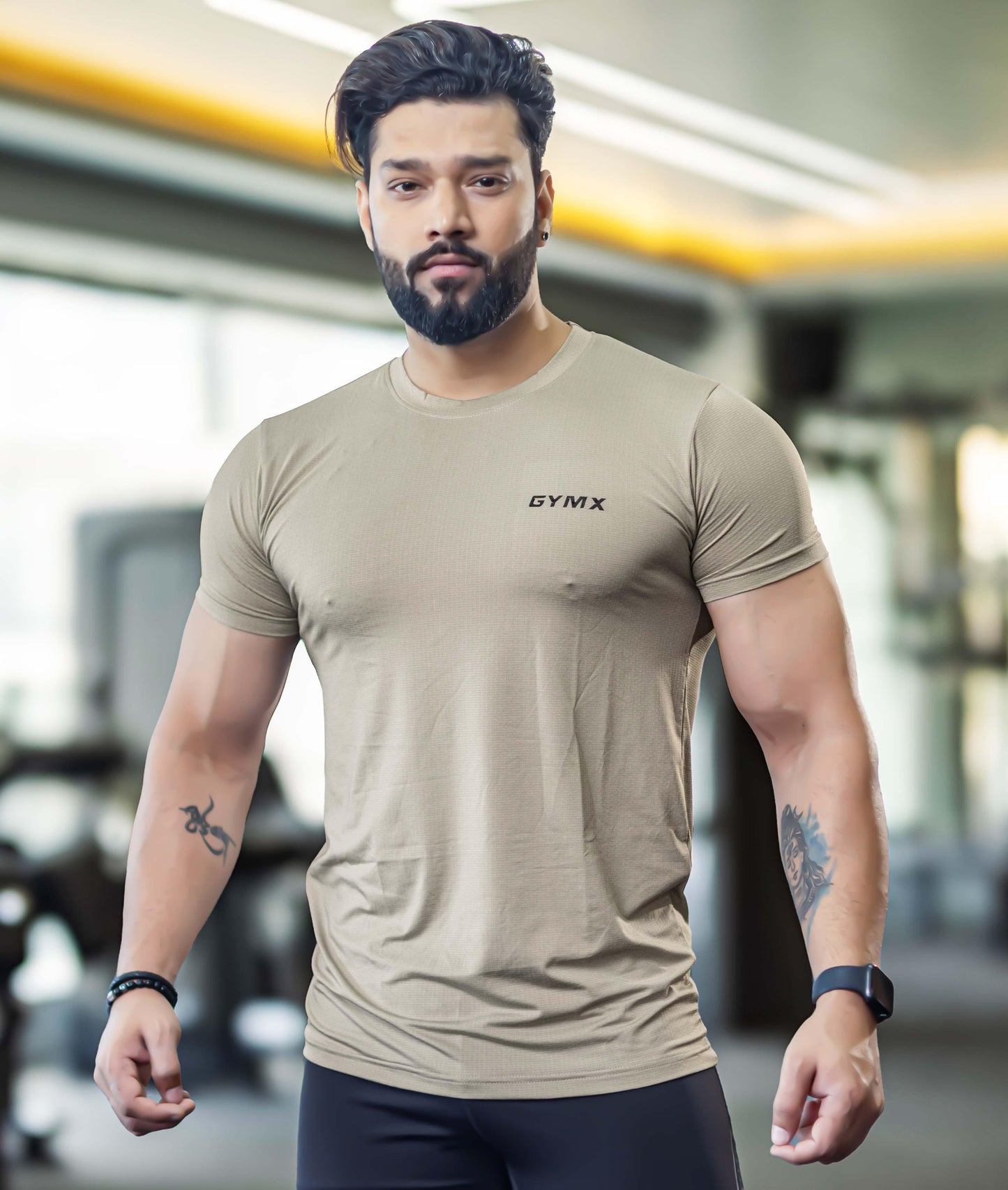 Impulse GymX Tee: Beige