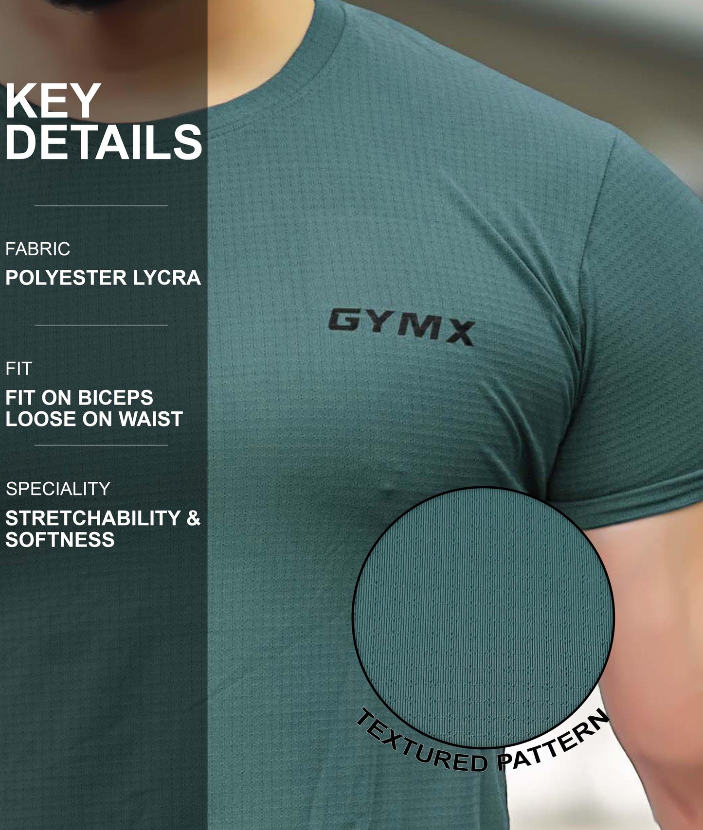 Impulse GymX Tee: Sea Green