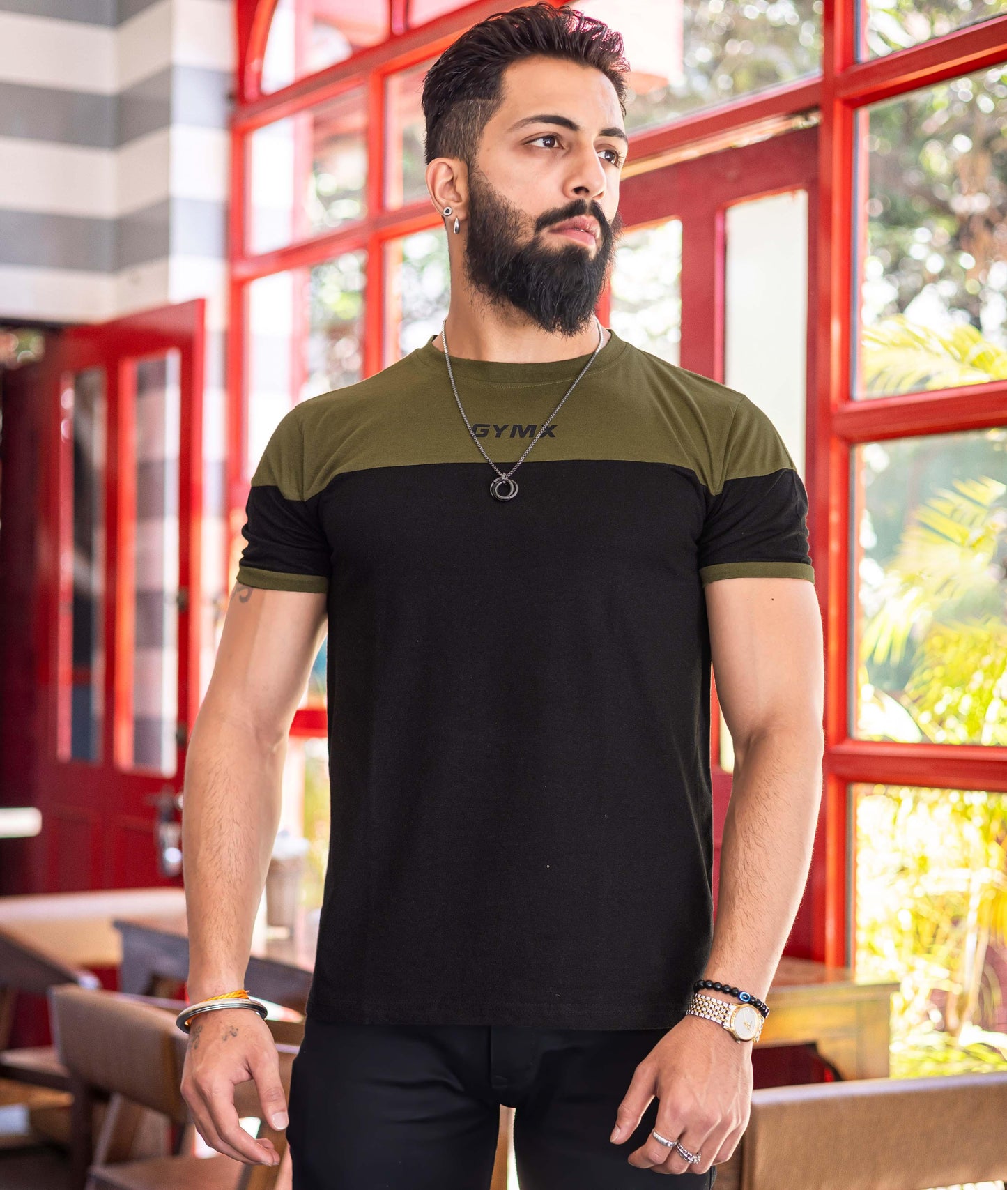 Lifestyle GymX Tee: Army Green - GymX