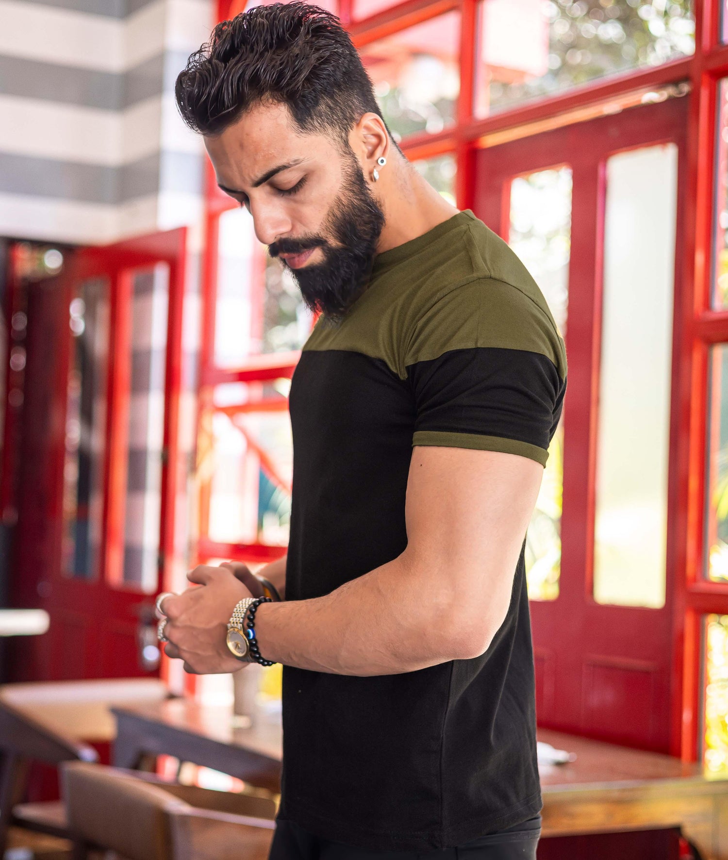 Lifestyle GymX Tee: Army Green - GymX