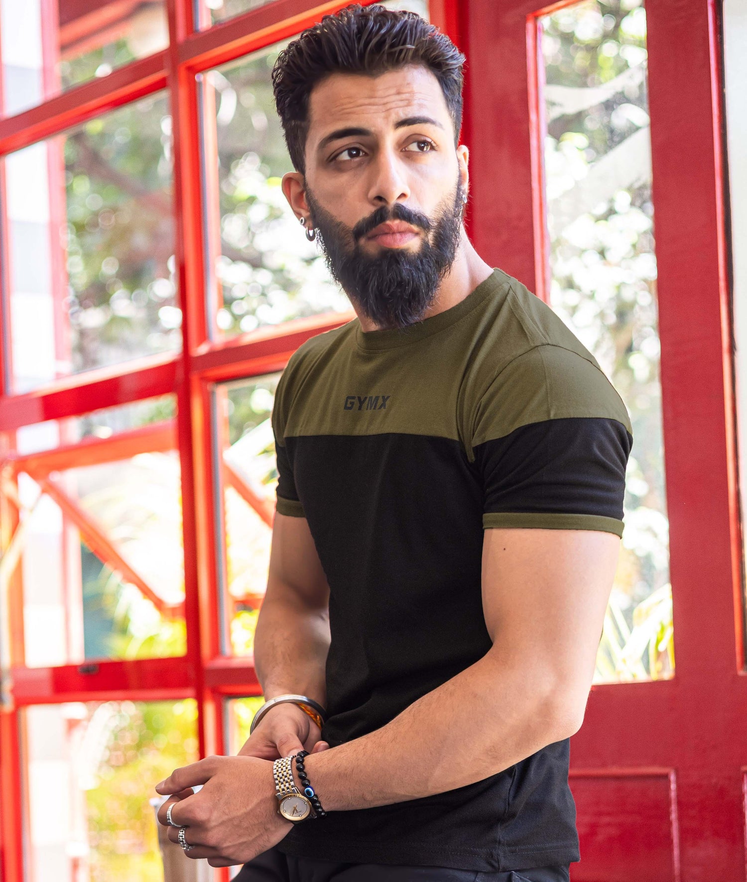 Lifestyle GymX Tee: Army Green - GymX