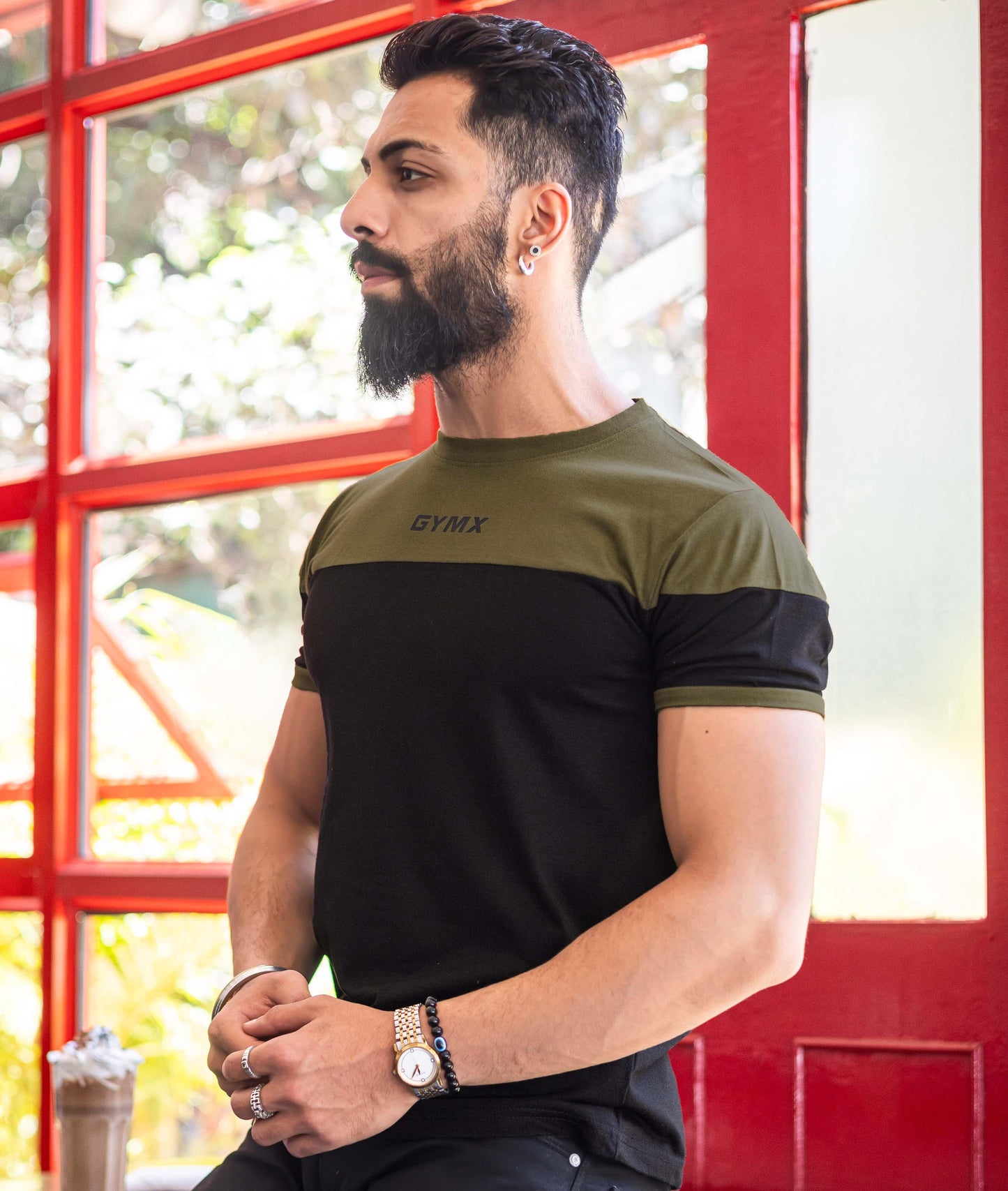 Lifestyle GymX Tee: Army Green - GymX