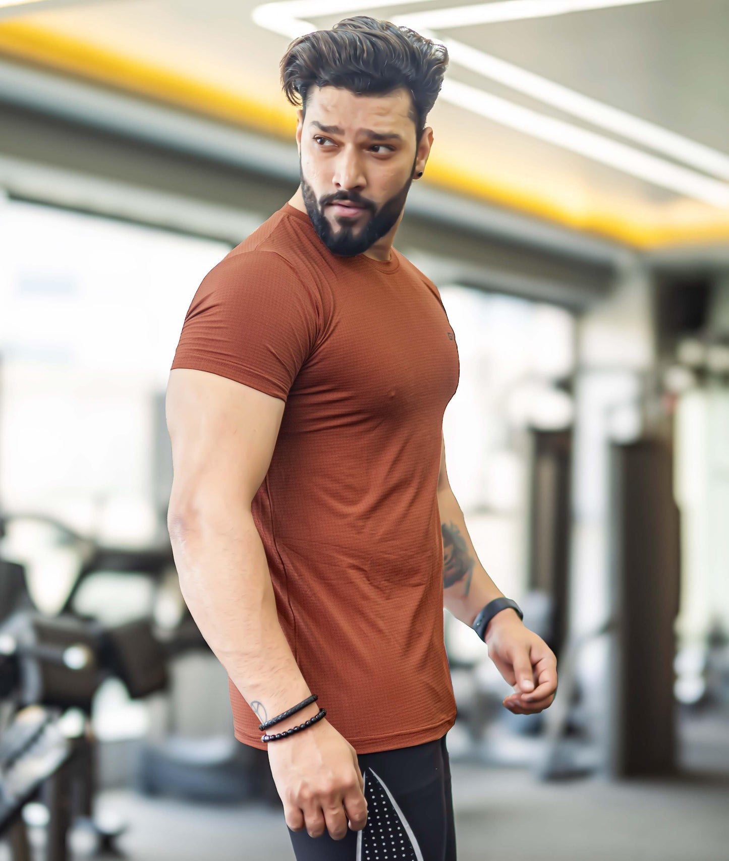 Impulse GymX Tee: Rust Red