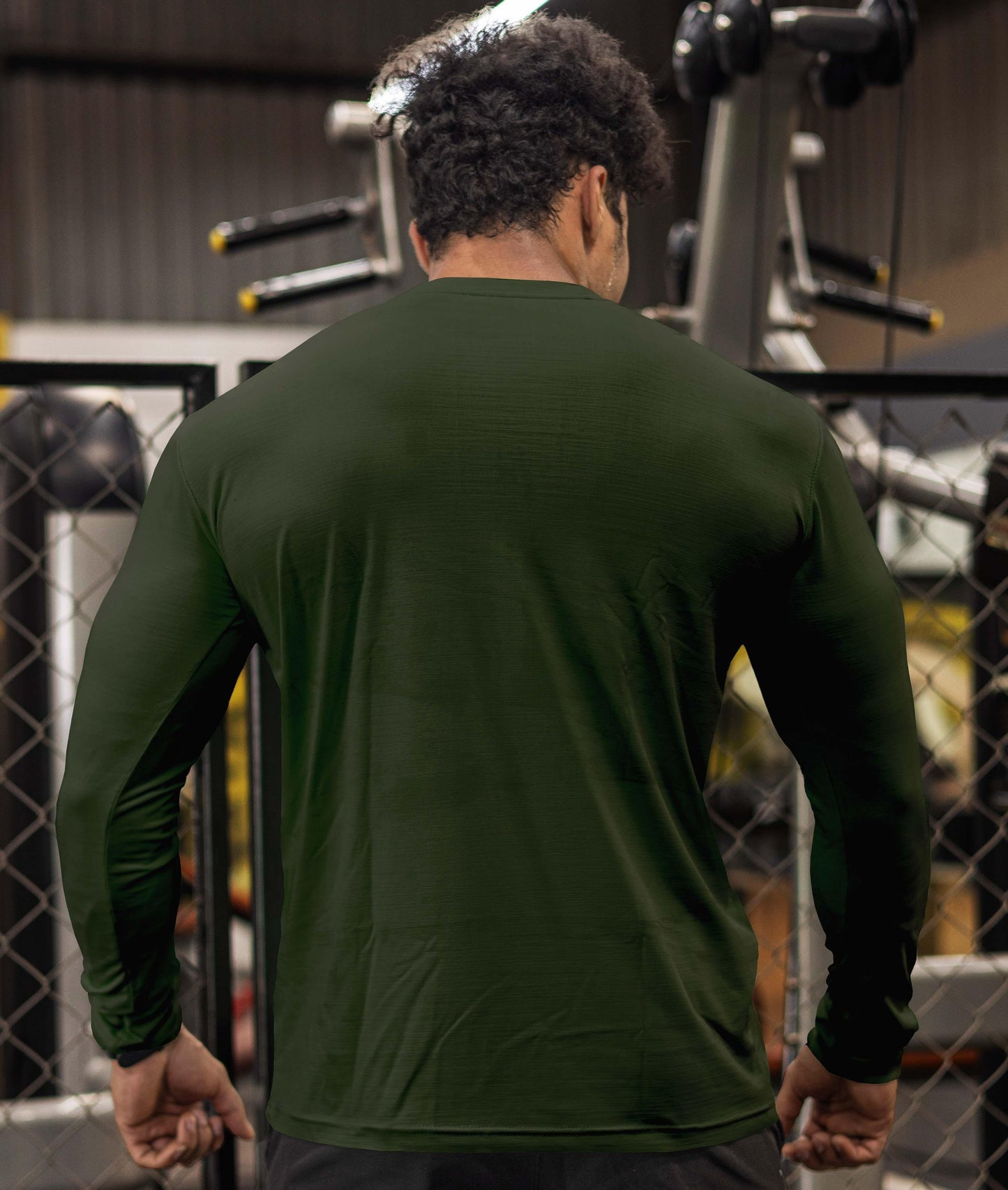 Blade Full Sleeve GymX Tee: Army Green