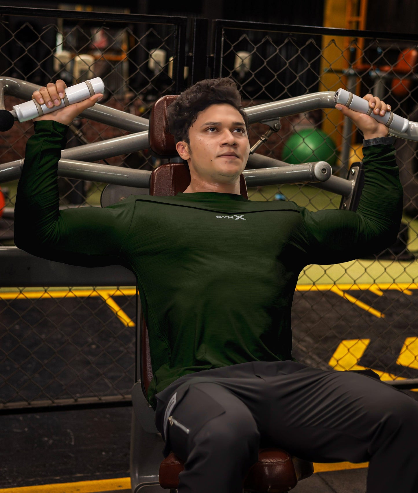 Blade Full Sleeve GymX Tee: Army Green