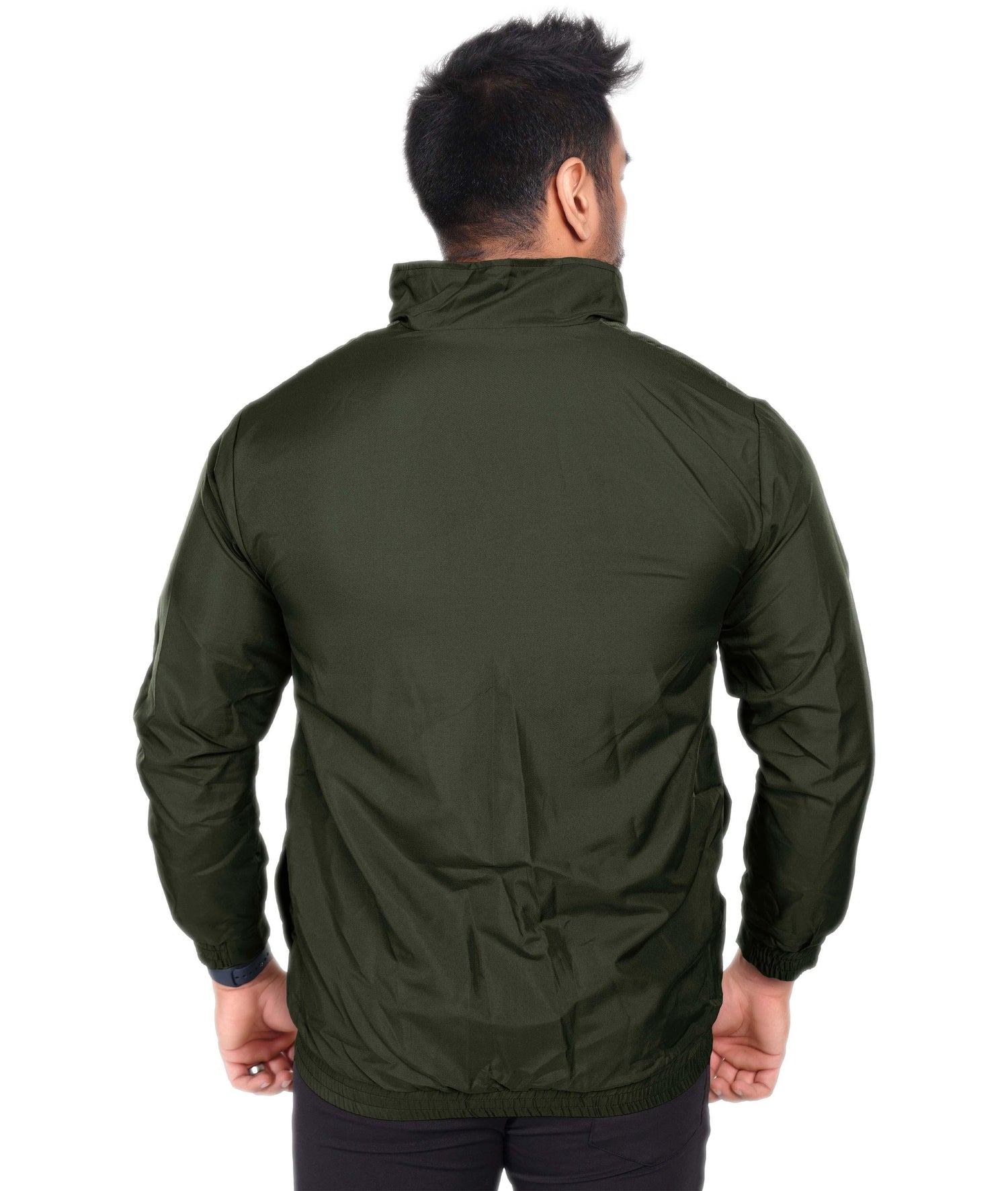 Costa Mani Foxy Longline Jacket Army Green | Cilento Designer Wear