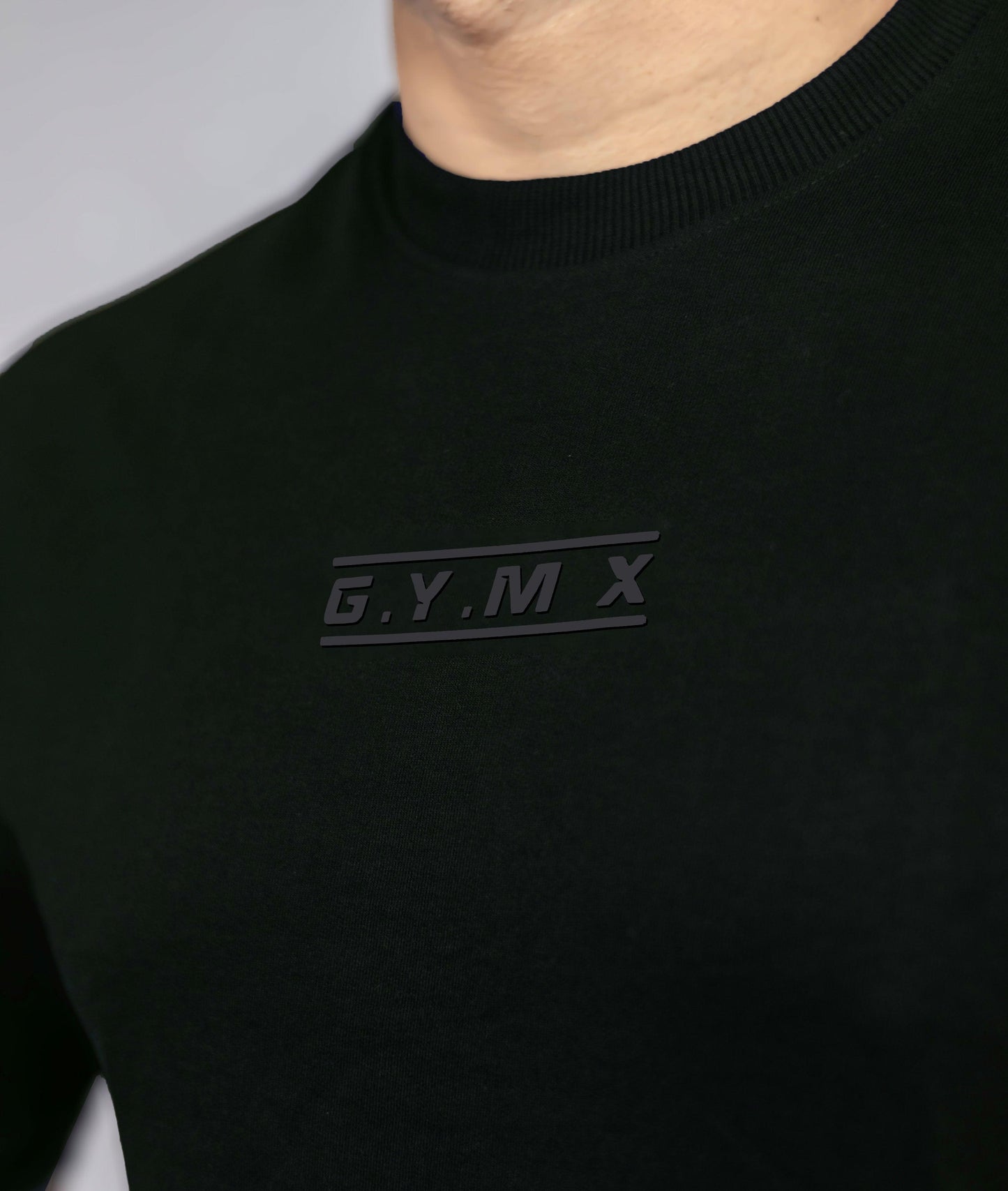 Emboss Oversize GymX Tee: Army Green