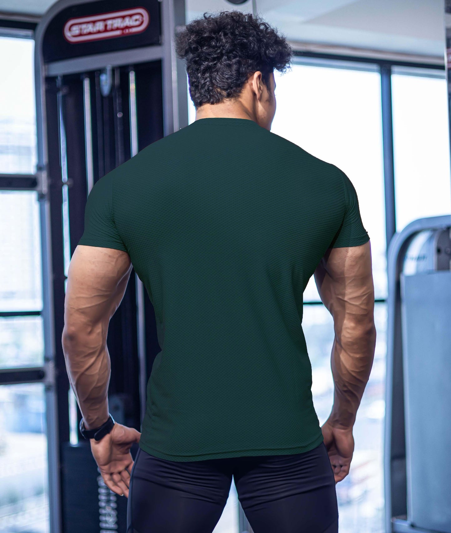 Diamond Cut GymX Tee: Emerald Green - GymX