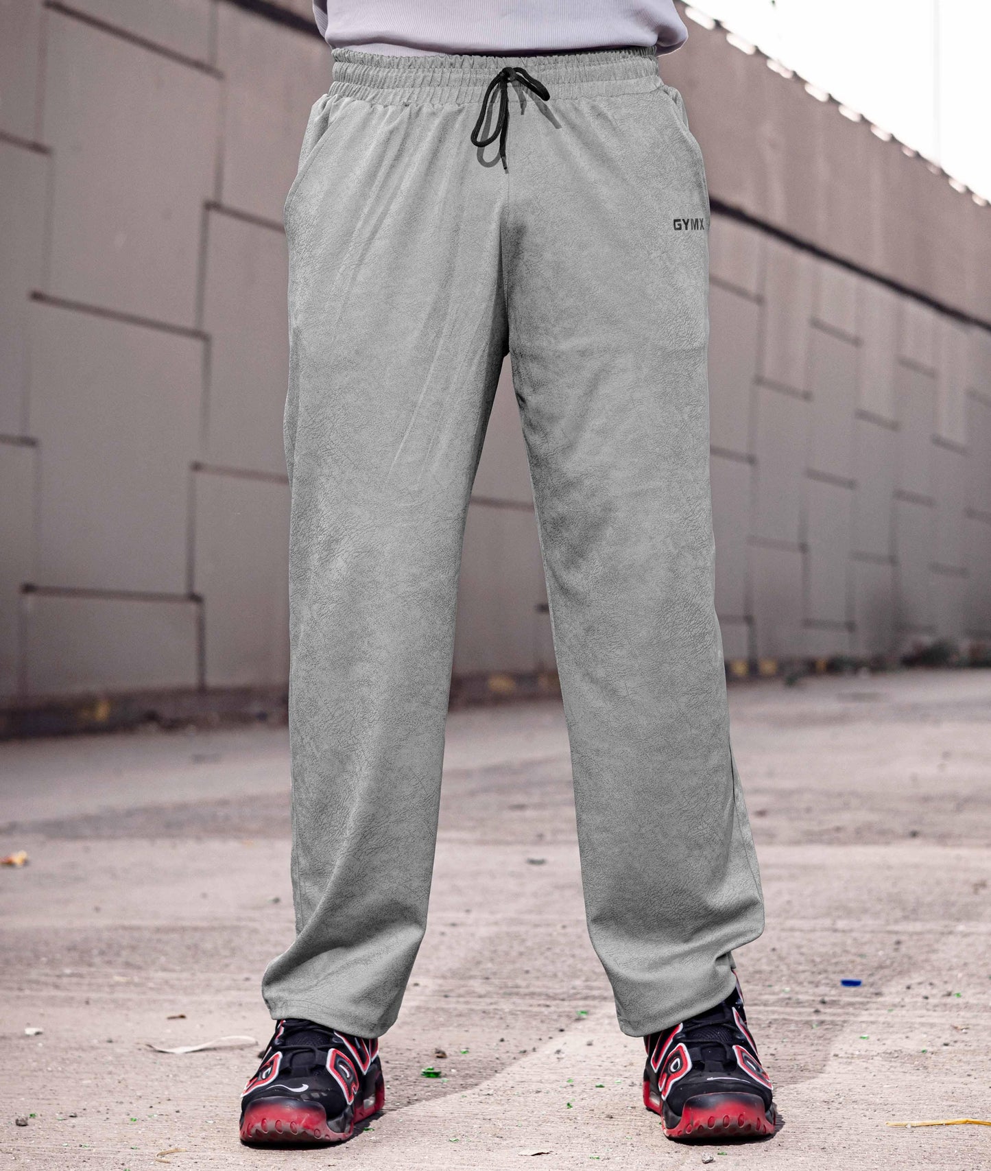 Villain GymX Oversized Bottoms: Slate Grey