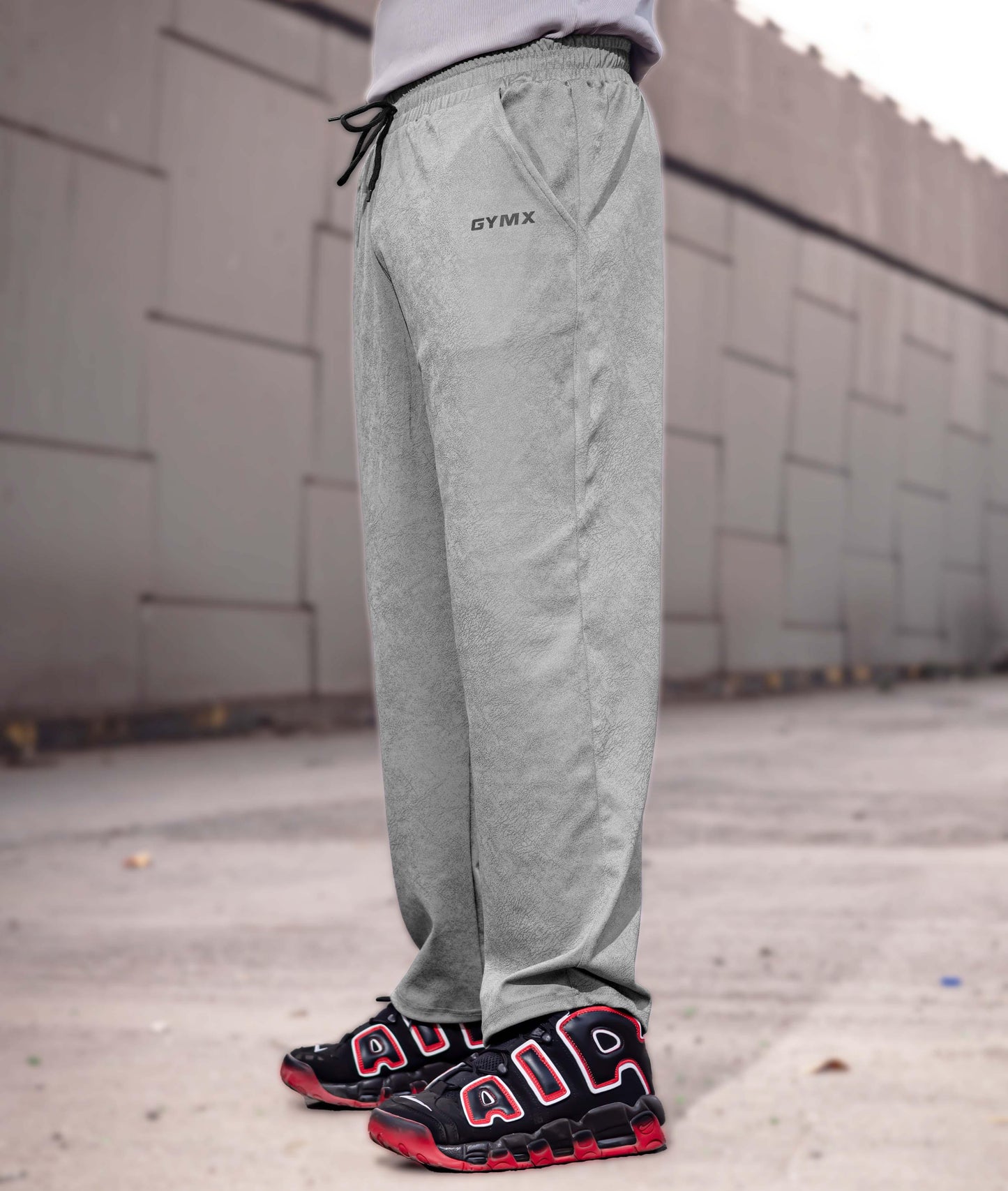 Villain GymX Oversized Bottoms: Slate Grey