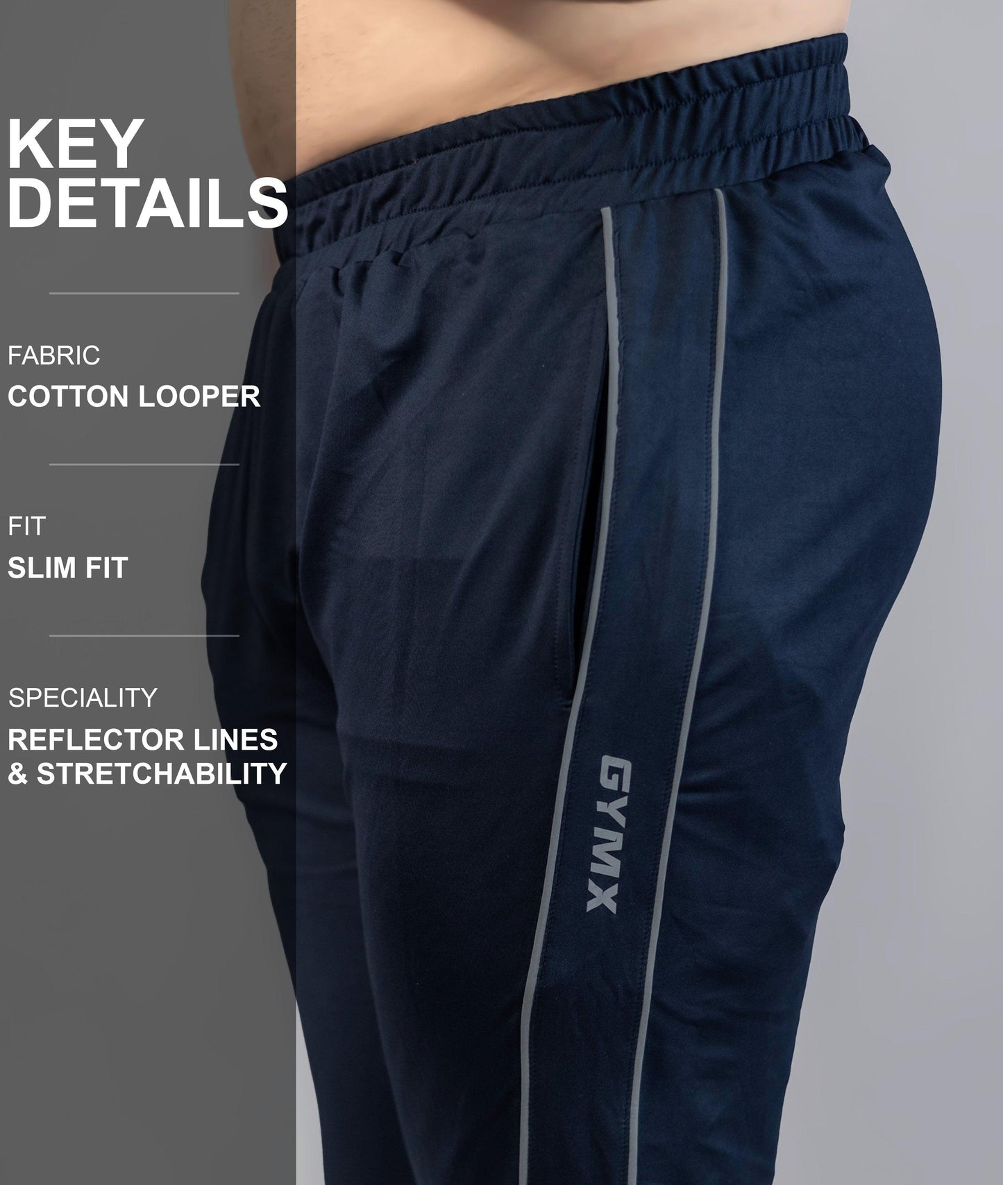 Sublime GymX Joggers: Navy