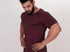 Maroon Scoop Tee (Flex Dry Fit)- Sale