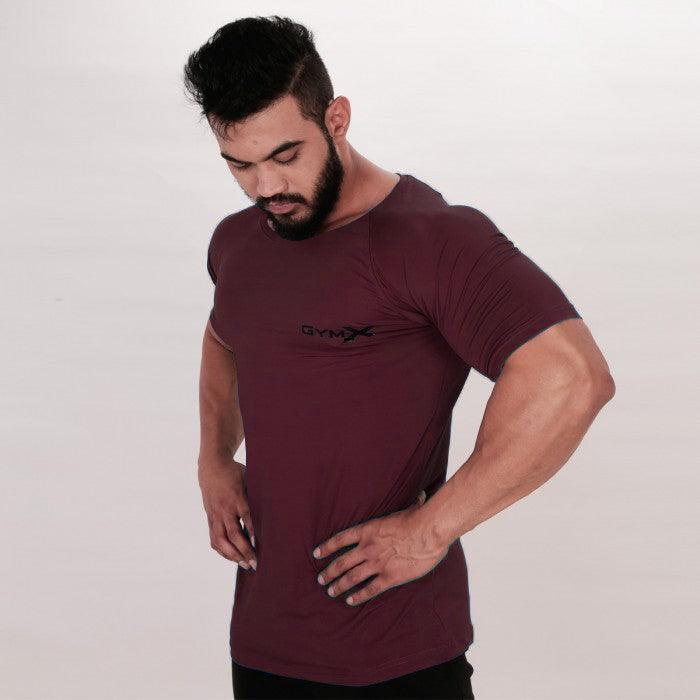 Maroon Scoop Tee (Flex Dry Fit)- Sale