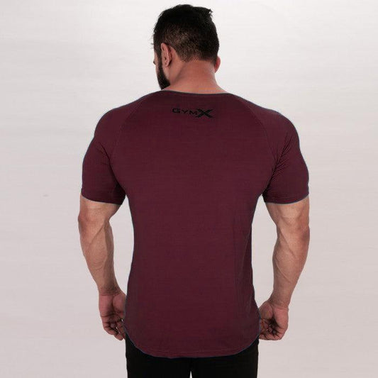 Maroon Scoop Tee (Flex Dry Fit)- Sale