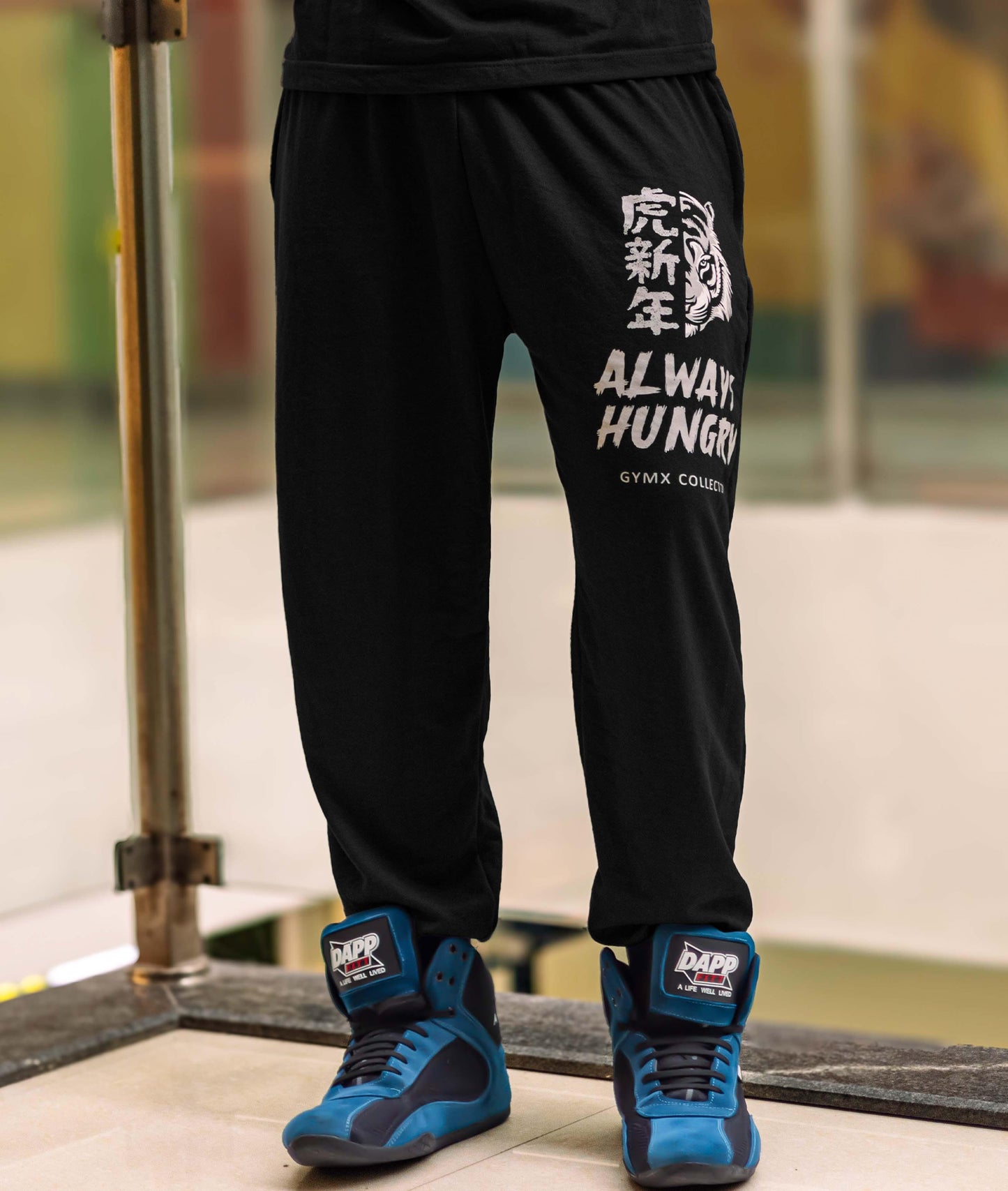 Always Hungry Oversized GymX Joggers: Black