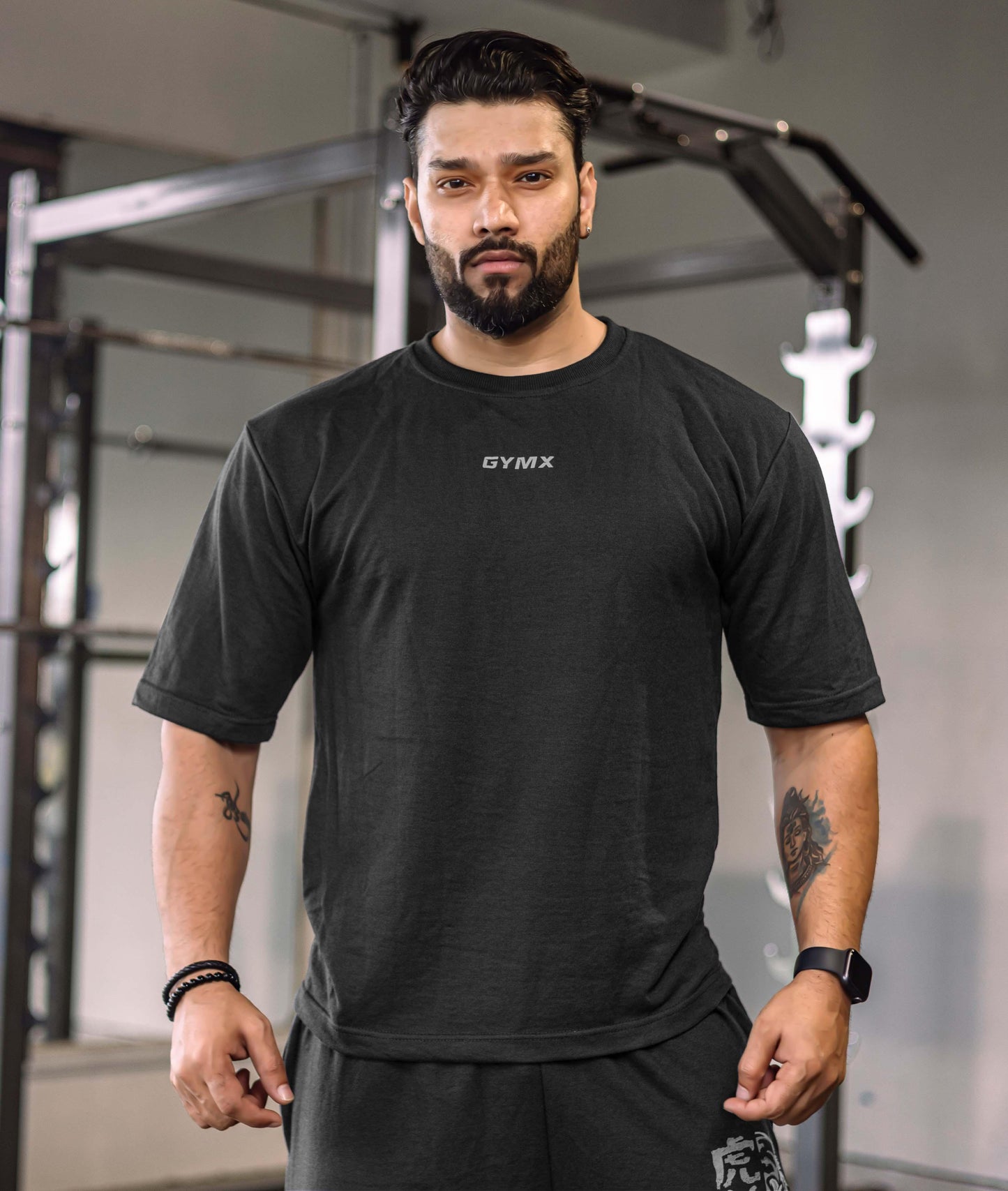 Believe In Your Power GymX Oversized T-shirt: Grey