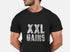 XXL Gains Black Plain Tee - Sale - GymX