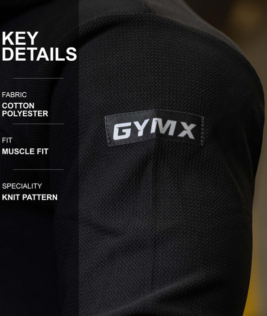 Vogue GymX Hoodie: Black