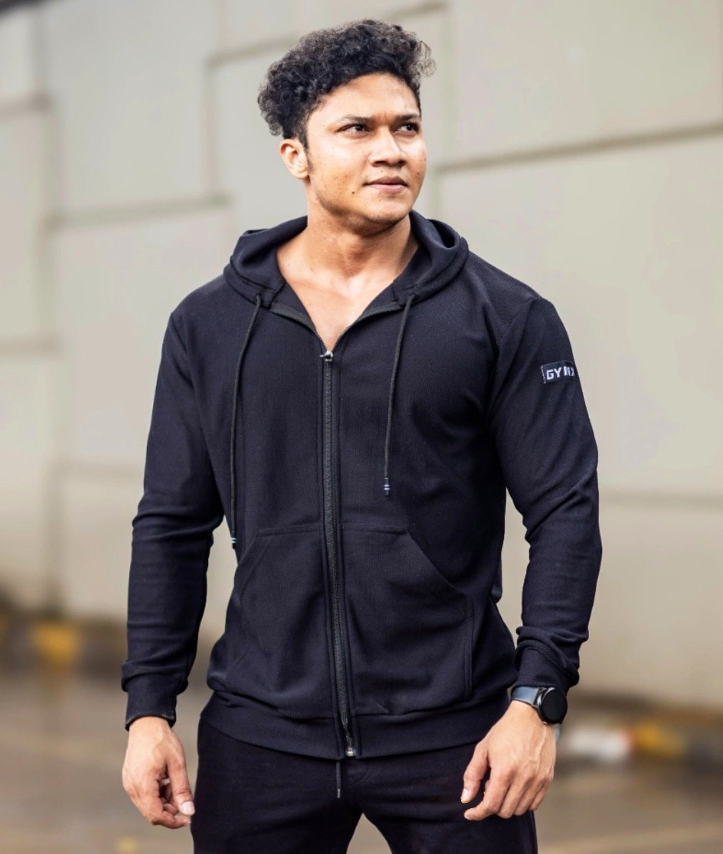 Vogue GymX Hoodie: Black