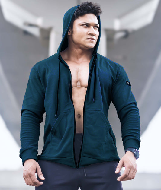 Vogue GymX Hoodie: Emerald Green