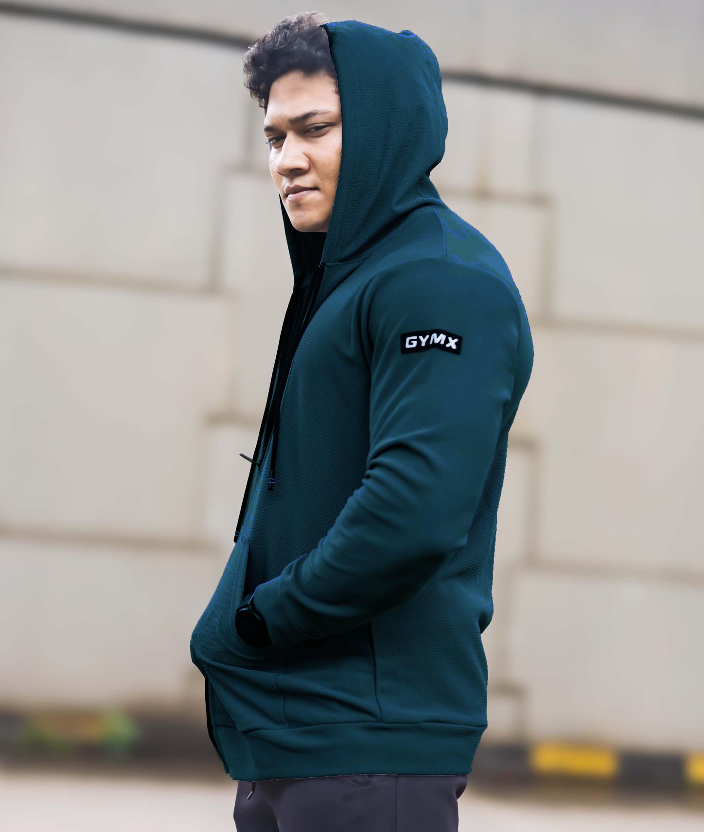 Vogue GymX Hoodie: Emerald Green