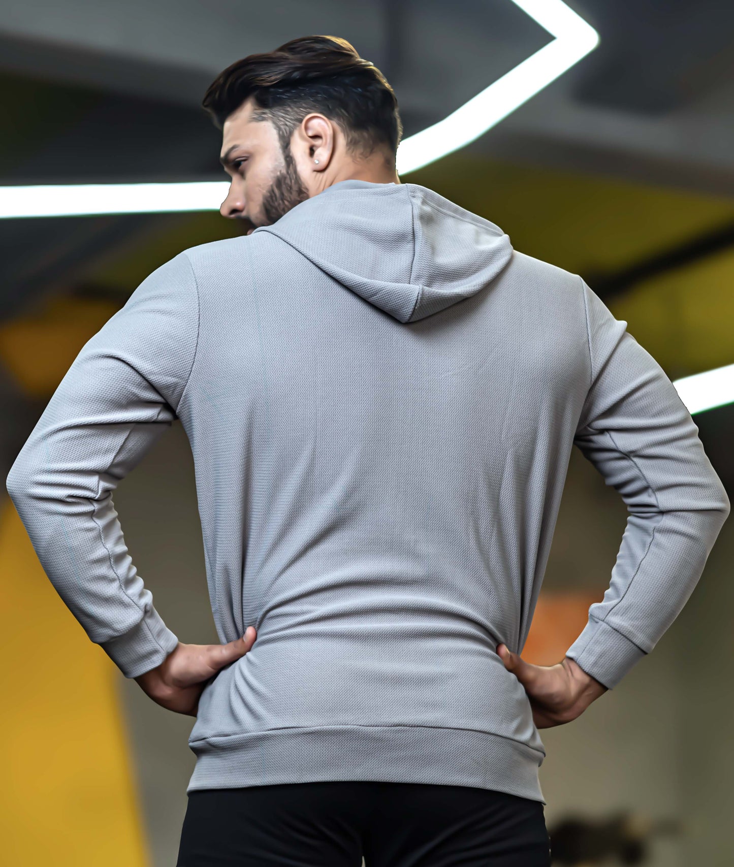 Vogue GymX Hoodie: Grey