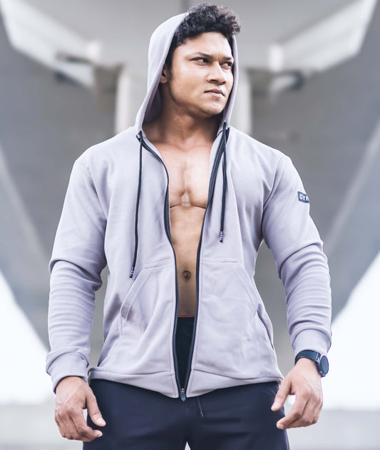 Vogue GymX Hoodie: Grey