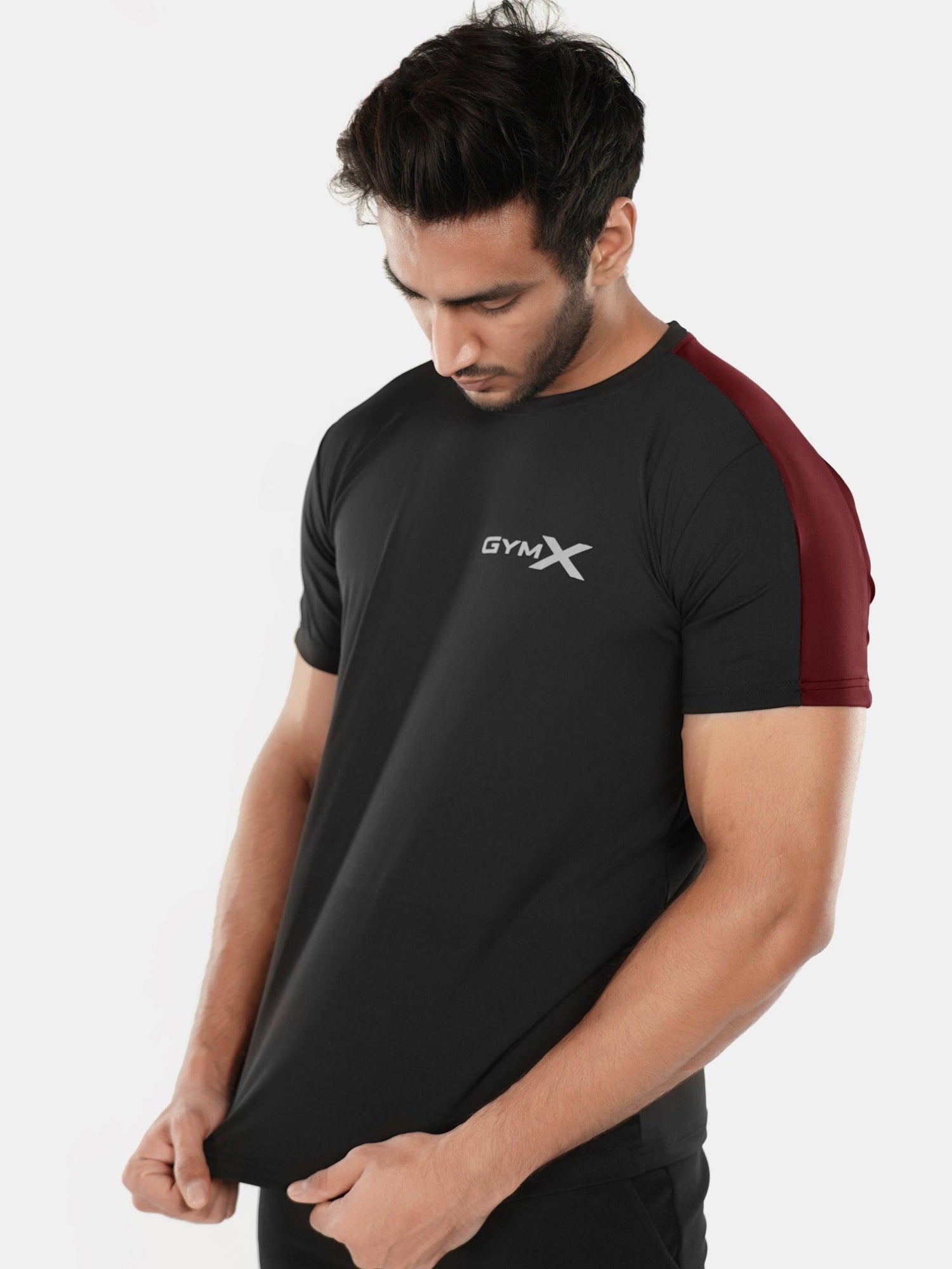 Vampire Black & Red GymX Panel Tee