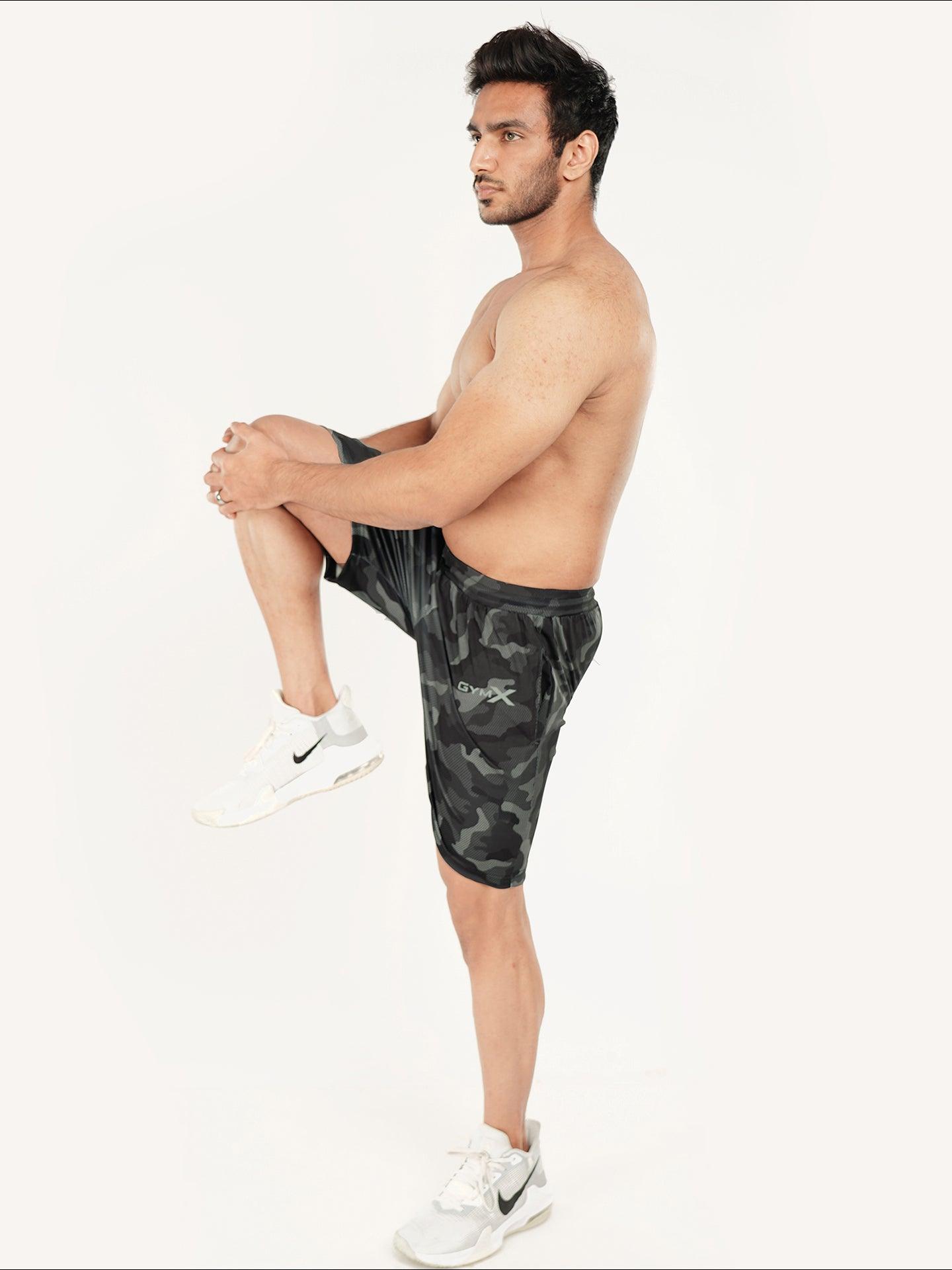 Typhon Black Camo GymX Shorts - Sale - GymX