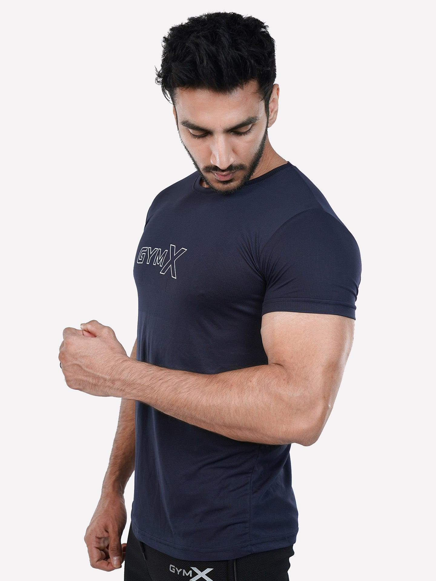 GymX Ultra Lite Tee: Intense Blue - Sale - GymX