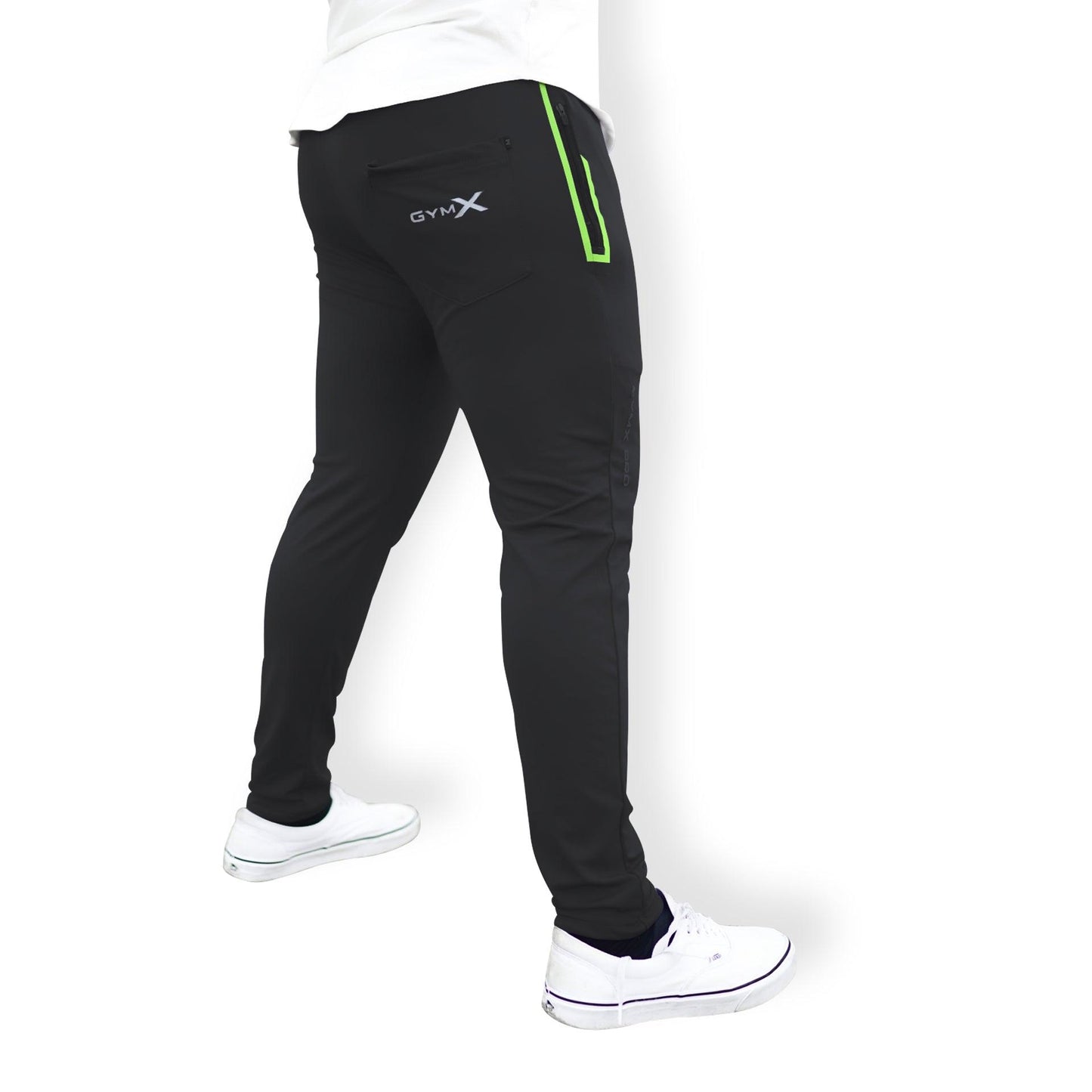 GymX Pro Bottoms- Carbon Grey (4 Way Stretch) - GymX