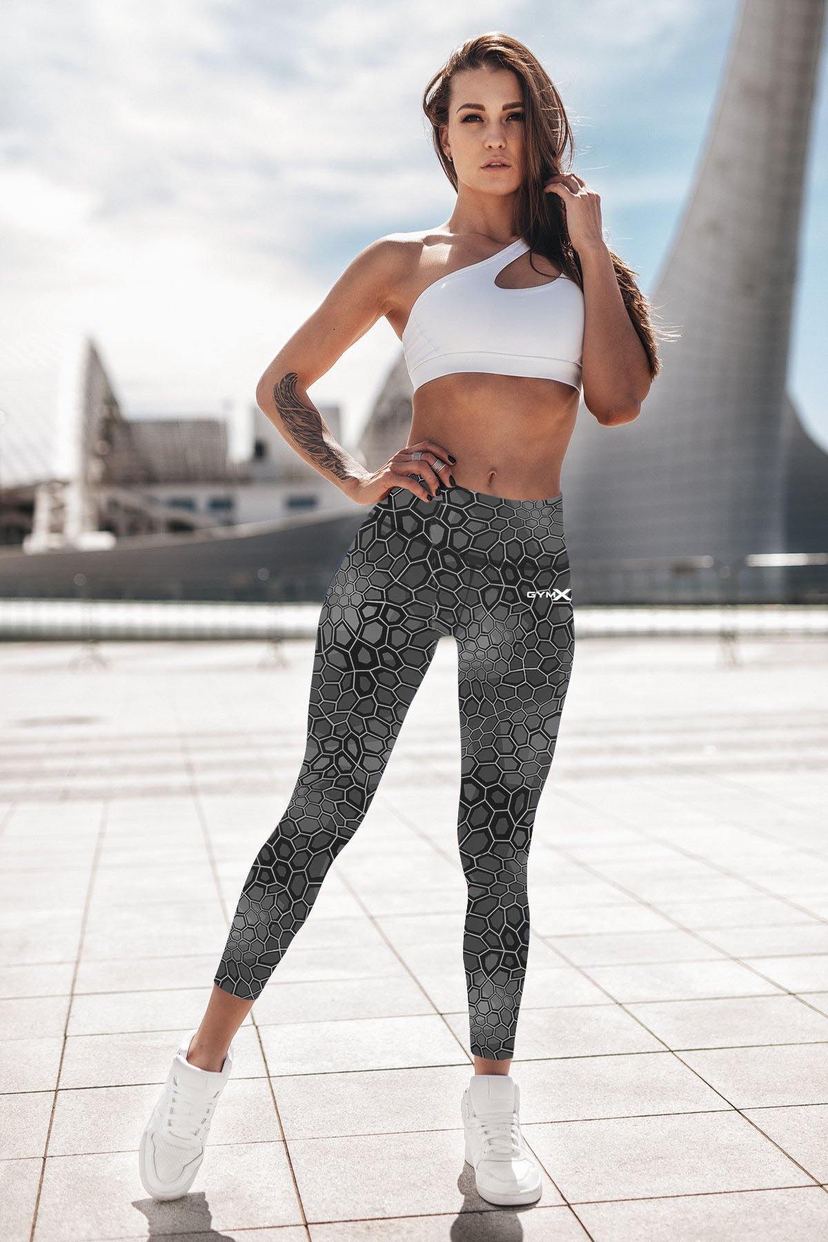 Snake Skin Leggings-SALE - GymX