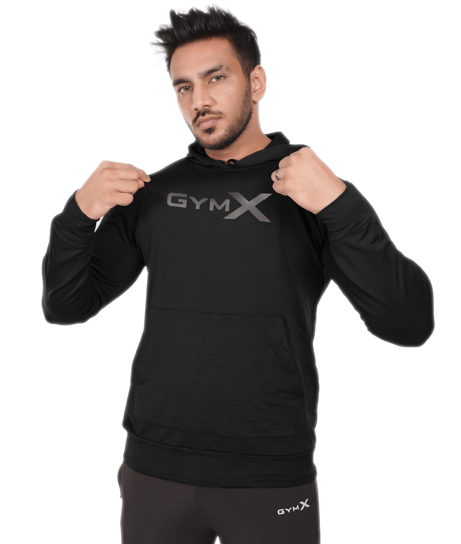 Jet Black GymX Bold Pullover - Sale - GymX