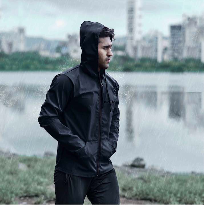 Thunder Stark Blue Waterproof Jacket (Rain Wear) - Sale - GymX