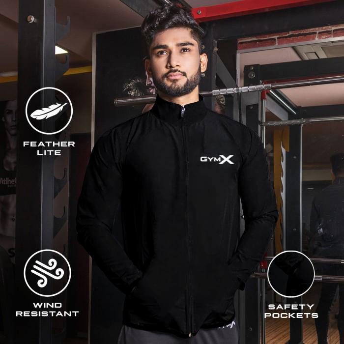 Army Black Windcheater - Aero Series - Sale - GymX