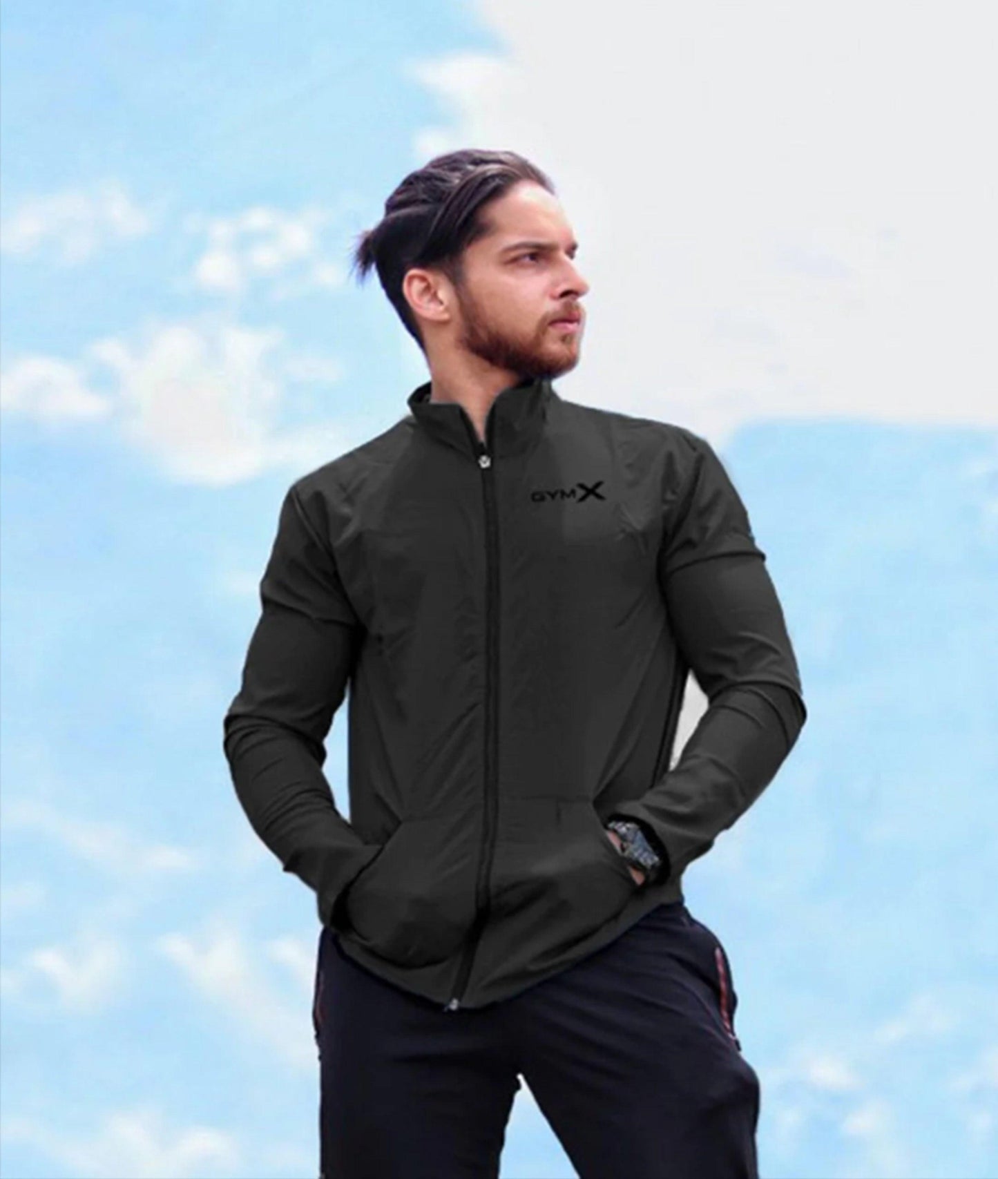 Athlete Carbon Grey GymX Windcheater - Sale