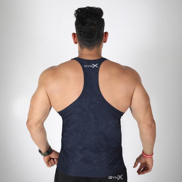 Navy Blue Leopard Stringer - Animal Instinct- Sale - GymX