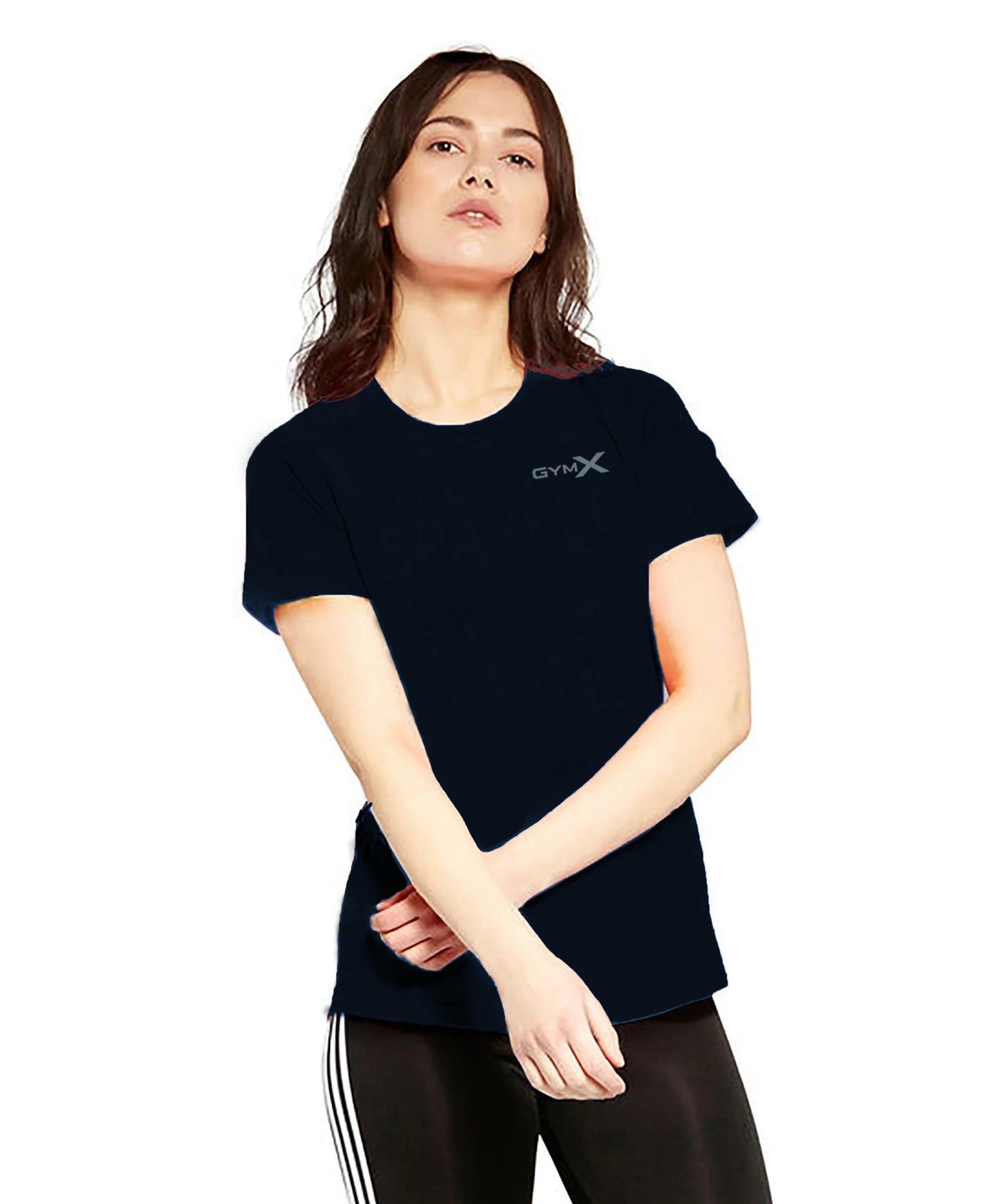 GymX Midnight Blue Ladies Tee- Sale - GymX