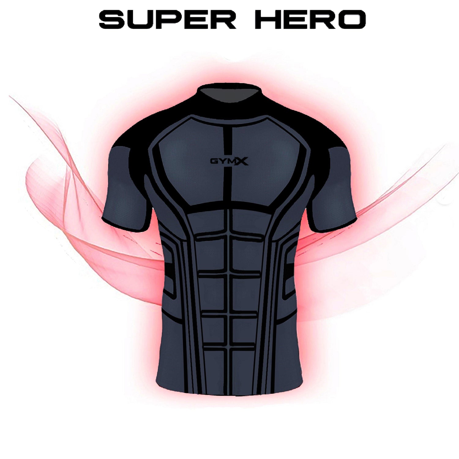 Super Hero Tee- Gun Metal Grey- Sale - GymX