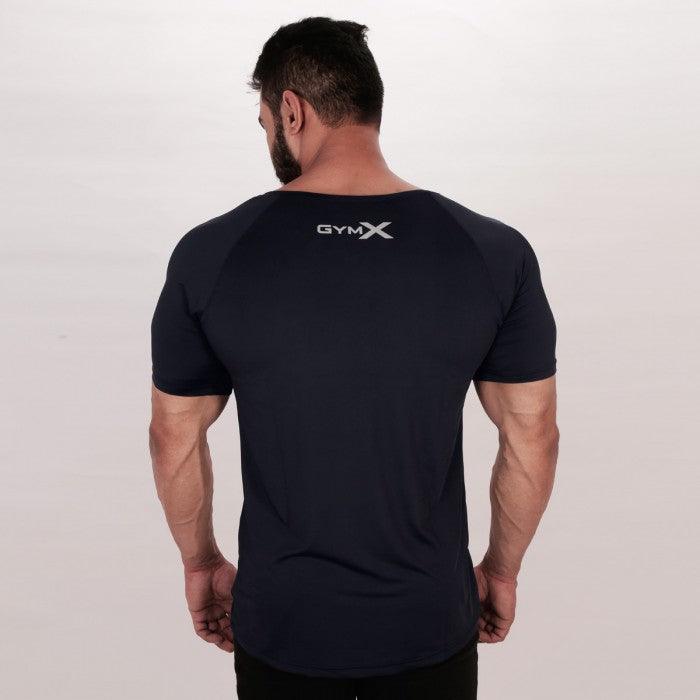 Midnight Blue Scoop Tee (Flex Dry Fit)- Sale - GymX