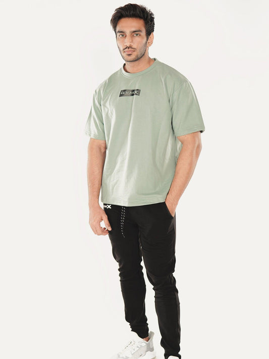 Oversized GymX Tee: Sage Green - Sale - GymX