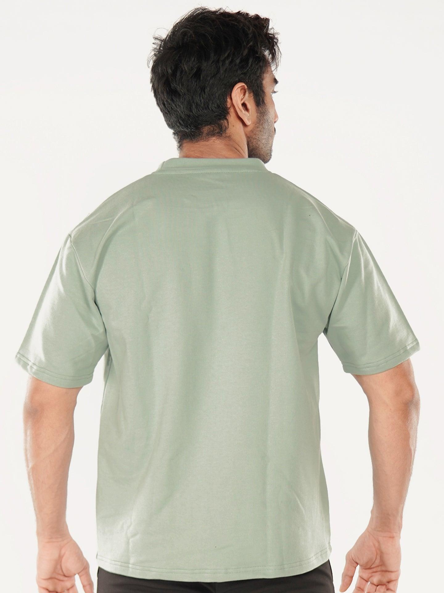 Oversized GymX Tee: Sage Green - Sale - GymX