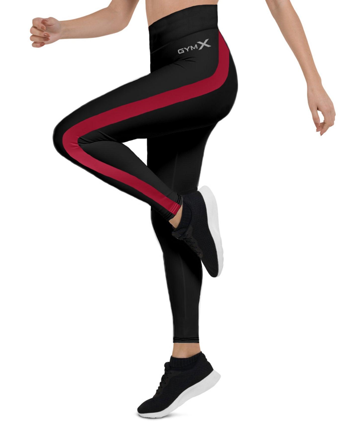 UFO Black leggings with pink panel - Sale - GymX