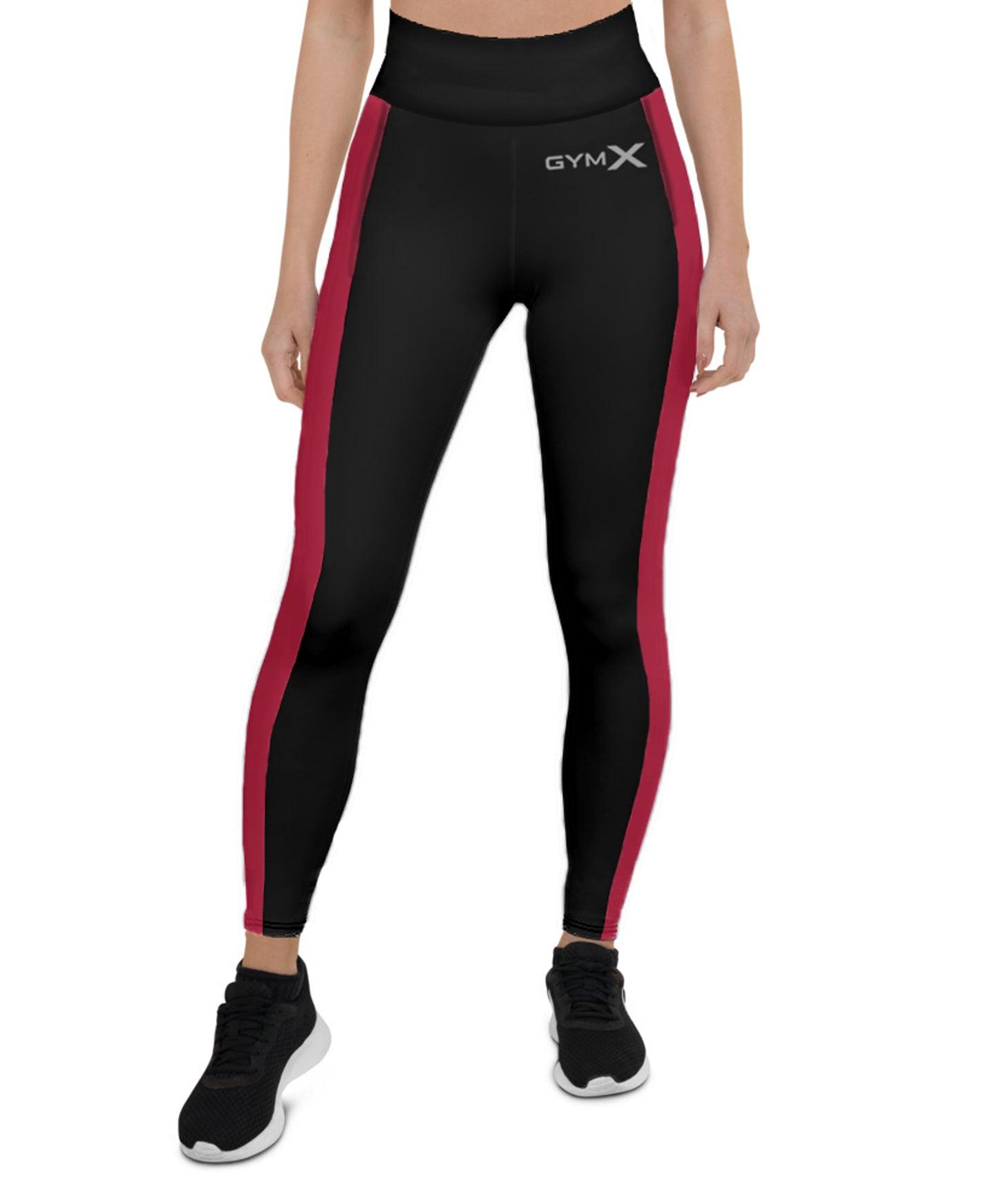 UFO Black leggings with pink panel - Sale - GymX