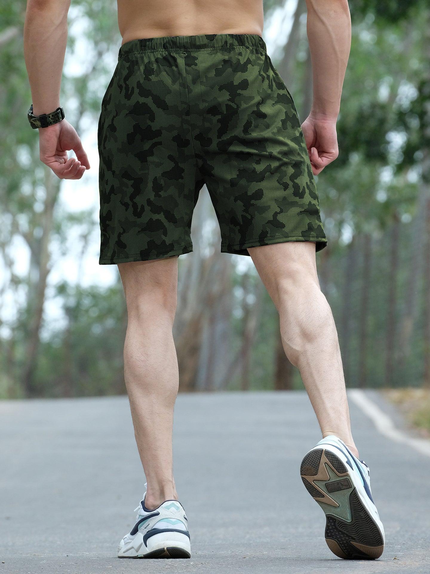 Stealth Green Camo Shorts - Sale - GymX