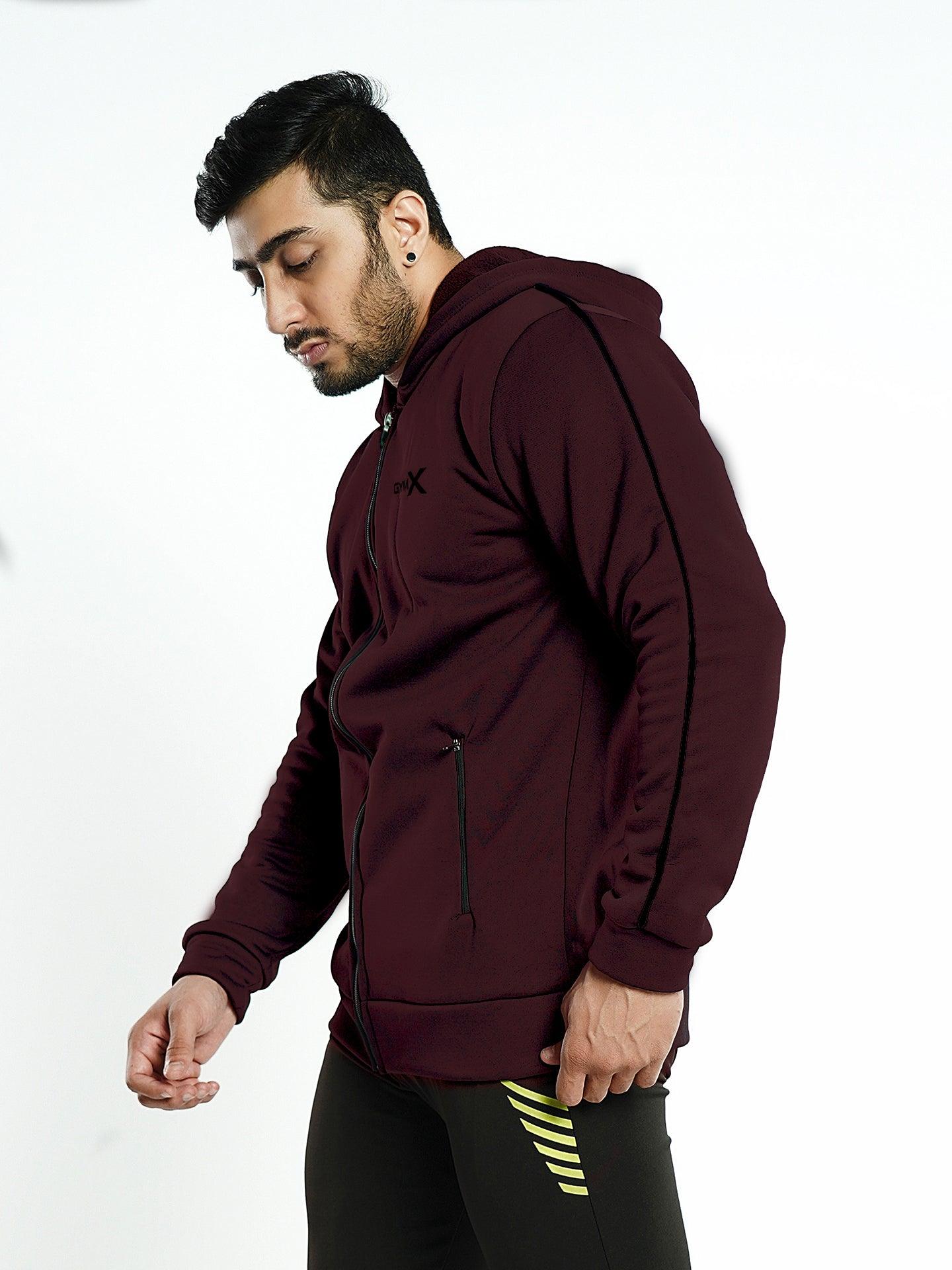 Venge Maroon GymX Hoodie- Sale - GymX