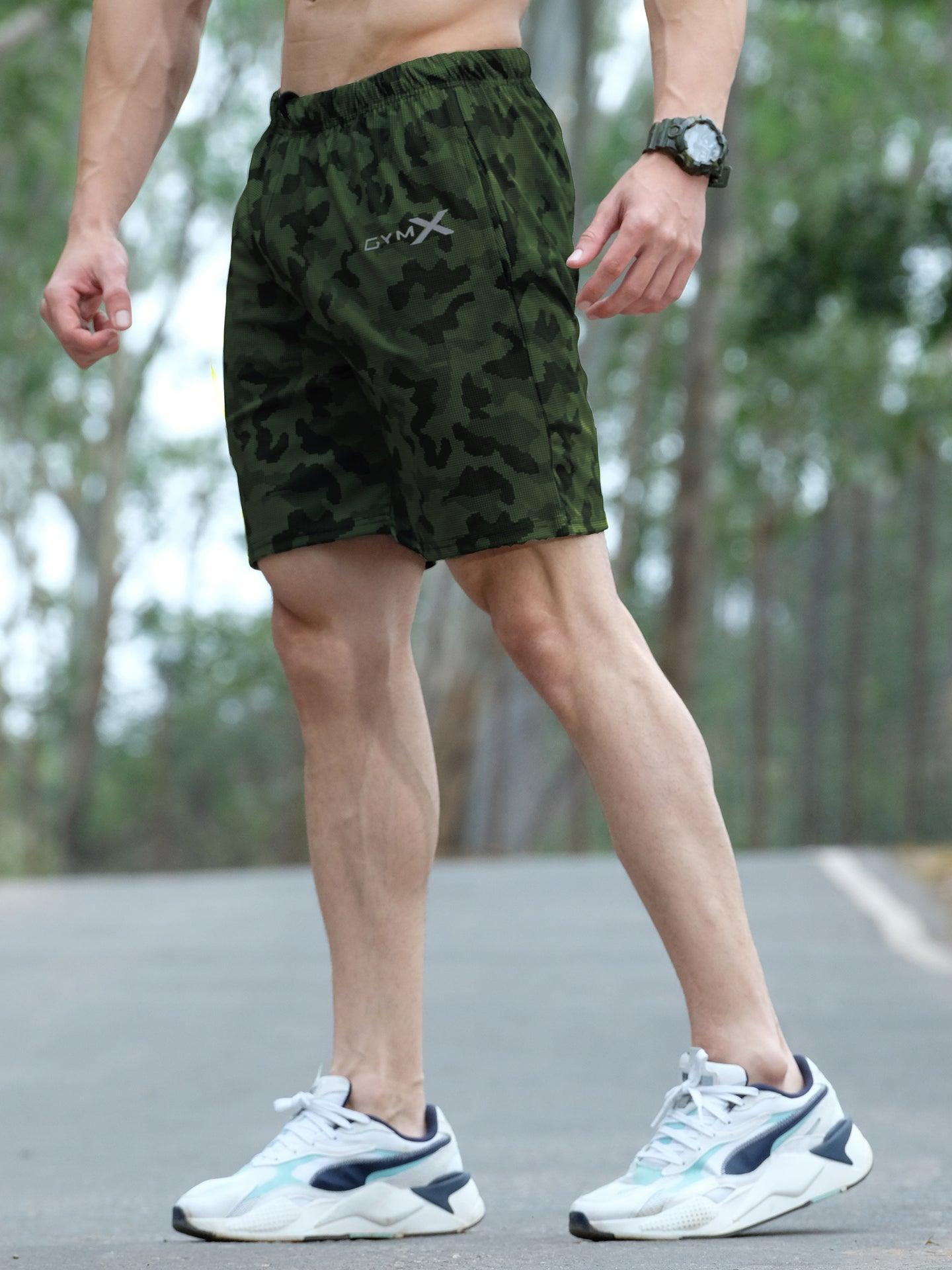 Stealth Green Camo Shorts - Sale - GymX