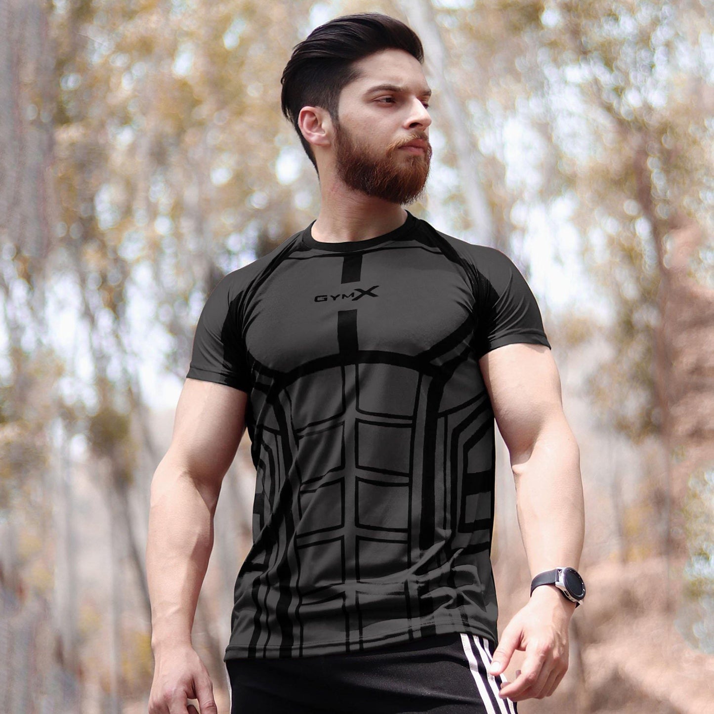 Super Hero Tee- Gun Metal Grey- Sale - GymX