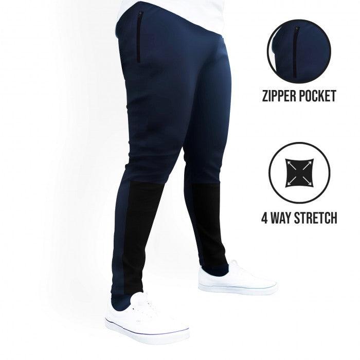 Performance Bottoms- Deep Frost Blue (4 Way Stretch)- Sale - GymX