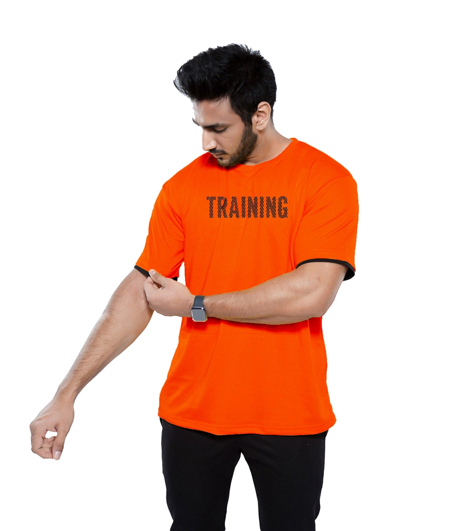 Oversized GymX Training Tee: Neon Orange - Sale - GymX
